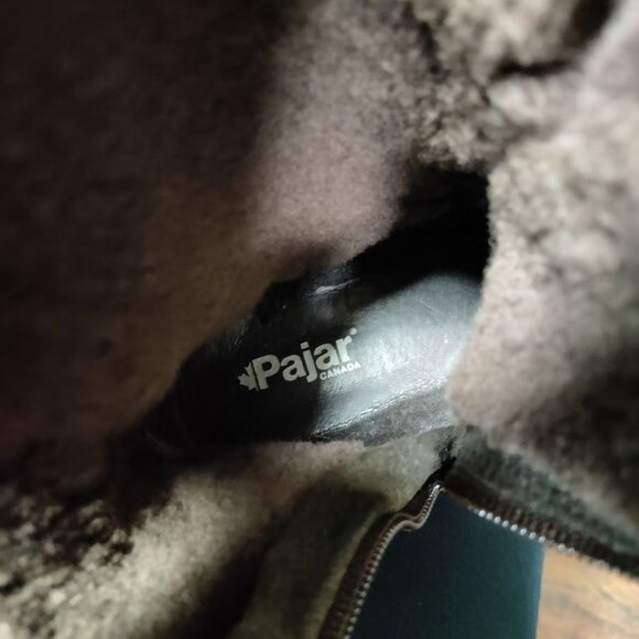 PAJAR Canada Karen Amarillo Waterproof Leather Shearling Fur Winter Boots 7-7.5 - Picture 10 of 11